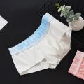 SUGOIDAN Trendy and Fashionable Low Waist Underwear U-convex Pure Cotton Flat Corner Pants Slim Fit Sports Breathable. 