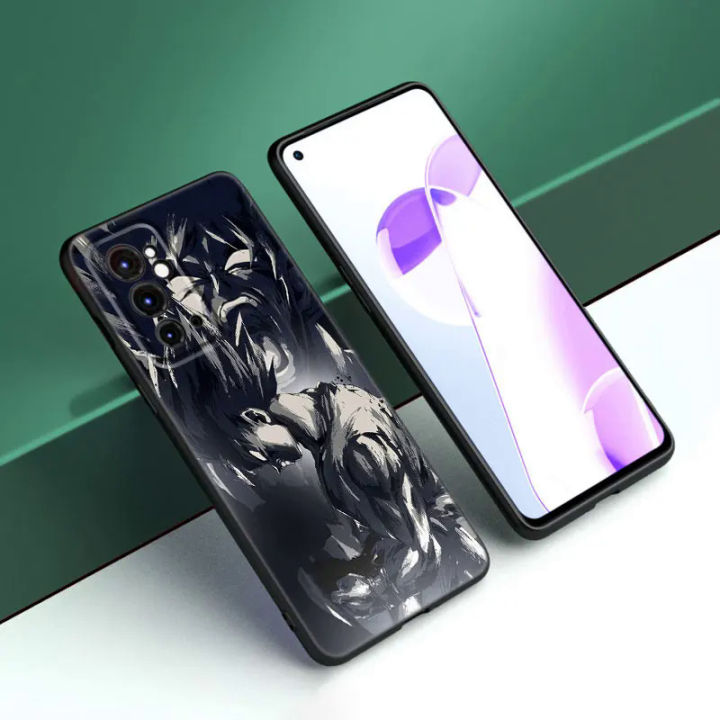 【Poggioio】 Dragons-Goku Anime Phone Case For OnePlus 9 10 ACE 2V Pro 9RT 10T 10R 11R CE 2 3 Lite N10 N20 N30 5G Black Silicone Cover