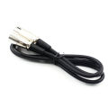 cord microphone Black 2.5M / 1M Long 3 Pin XLR Male to Female Extension Microphone Mic Cable For Phantom Power.