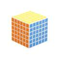 Mirror Block Rubik's 5x5 Cube - Multi Color. 