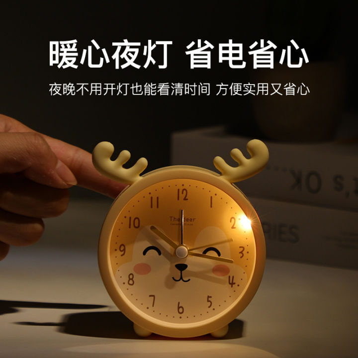 Fule%20Hour%20Silica%20Alarm%20Clock%20Children%20Student%20Bedroom%20Antair%20Nightstand%20Simple%20Cute%20Creative%20with%20Night%20Light%20Noiseless%20Clock%20-%20Image%205