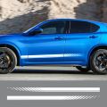 Universal Car Door PVC Stickers Sport Strips Styling Vinyl Film Side Skirt Decals Decoration Auto External Tuning Accessories.