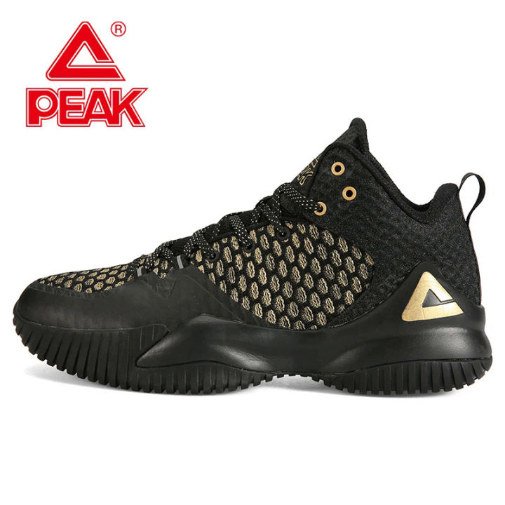 【selevn roind】 PEAK Men Basketball Shoes Lou Williams Court Train Non-slip  Sneakers Men Street Master Outdoor Wearable Basketball Sports Shoes