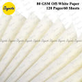Spiral Notebook by OXYNOTE - 8.5 x 5.5 inches - 120 Pages - Double Wire-O Binding. 
