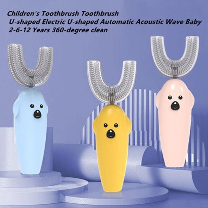 MVIA%20Cute%202-12%20Years%20Old%20Baby%20Kids%20Soft%20Silicone%20Head%20Waterproof%20Ultra%20Sonic%20Electric%20U-shape%20Toothbrush%20Oral%20Care%20Teeth%20Cleaner%20Children%20Silicone%20Toothbrush%20-%20Image%206