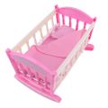 Princess Baby Doll Crib Bed - for 9-11inch Reborn Doll for Mellchan Doll - Kids. 