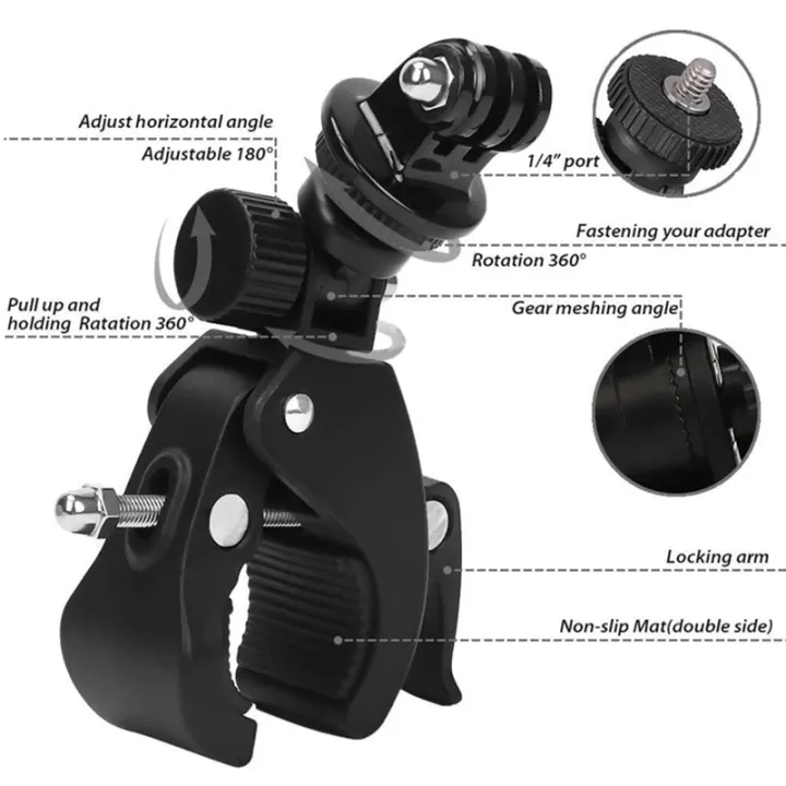 Bike%20Camera%20Mount%20Tripod%20Clip%20Adapter%20Bicycle%20Motorcycle%20HandleHandle%20Action%20Camera%20Part%20For%20Gopro%20Hero%201%202%203%203+%204%20-%20Image%207