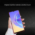 Biruiqu For VIVO V21e 5G Magnetic Absorption Case Metal Frame Shockproof Double Sided Tempered Glass Magnetic Case Cover. 