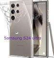 For Samsung Galaxy S24 Ultra - Crystal Clear Soft TPU Ultra-Thin Transparent Flexible Protective Mobile Phone Back Cover.