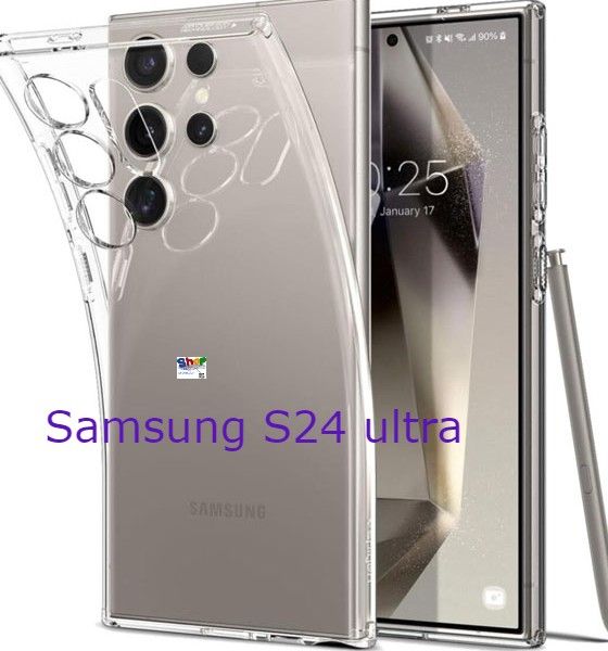 For Samsung Galaxy S24 Ultra - Crystal Clear Soft TPU Ultra-Thin Transparent Flexible Protective Mobile Phone Back Cover