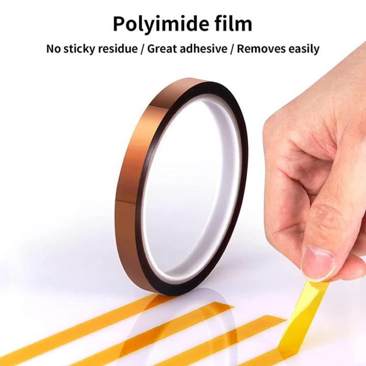 2 Rolls Heat Tape,10mmx33M 108Ft Heat Resistant Tape, for Sublimation