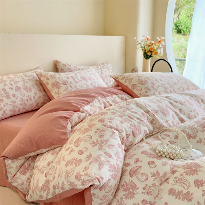 AMaternal%20and%20Child%20Cotton%20Four-Piece%20Bedding%20Bed%20Sheet%20Quilt%20Cover%20Washed%20Cotton%20Student%20Dormitory%20Three-Piece%20Set%20Wholesale%20-%20Image%203