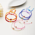 Bracelet Set Friendship Jewelry Heart Beaded Bracelet Braided Rope Bracelet Matching Couple Bracelet.
