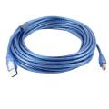 USB Printer Extension Cable 10M - Blue. 