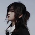 Wolf Tail Mannequin Head Men's and Women's Short Hair Men's Japanese Handsome Warrior Head Fluffy Center-Parted Bangs Anchovy Head Full-Head Wig Style.