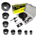 16 Piece Hole Saw Set 19mm to 227mm. 