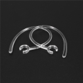20X Universal Small Clamp Bluetooth Ear Hook Loop Clip Replacement Clear.