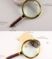 60mm/70mm/80mm 10X Handheld Magnifier Reading Magnifying Glass High Clarity Loupe For Jewelry Identification Newspaper Book Maps.