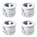 LKPCIGCXM Car Bumper Parking Assist Sensor Retainer Holder Bracket 89348-33010 for Toyota 4Runner Tacoma ES350 HS250H,4Pcs White.