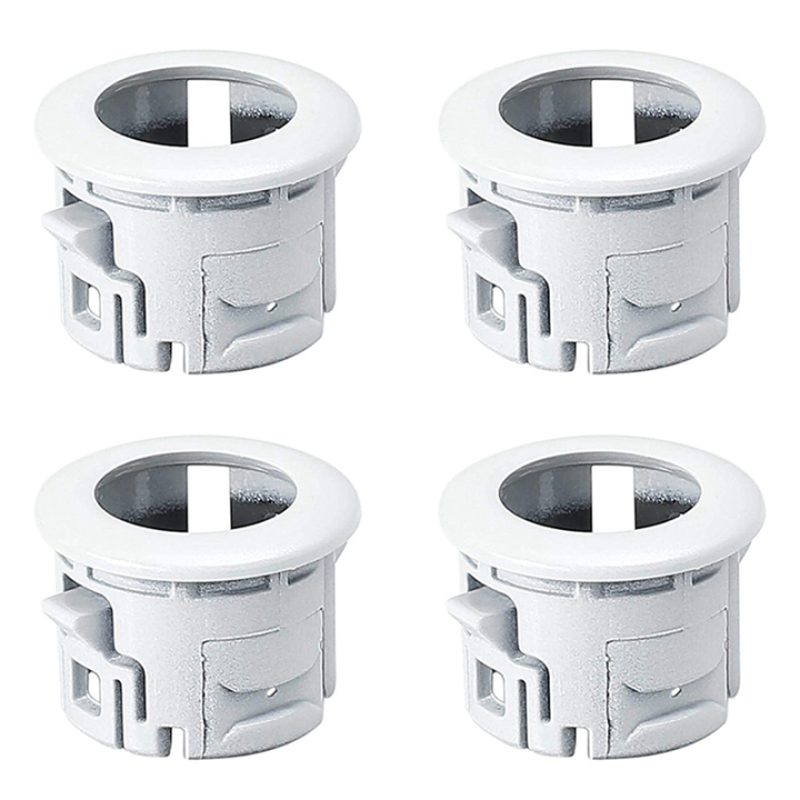 LKPCIGCXM Car Bumper Parking Assist Sensor Retainer Holder Bracket 89348-33010 for Toyota 4Runner Tacoma ES350 HS250H,4Pcs White