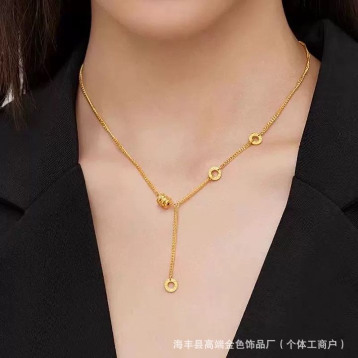 New%20Vietnamese%20sand%20gold%20small%20waist%20necklace%20for%20women,%20light%20luxury,%20high-end,%20Chinese%20style%20gold%20gift%20for%20girlfriend%20-%20Image%204