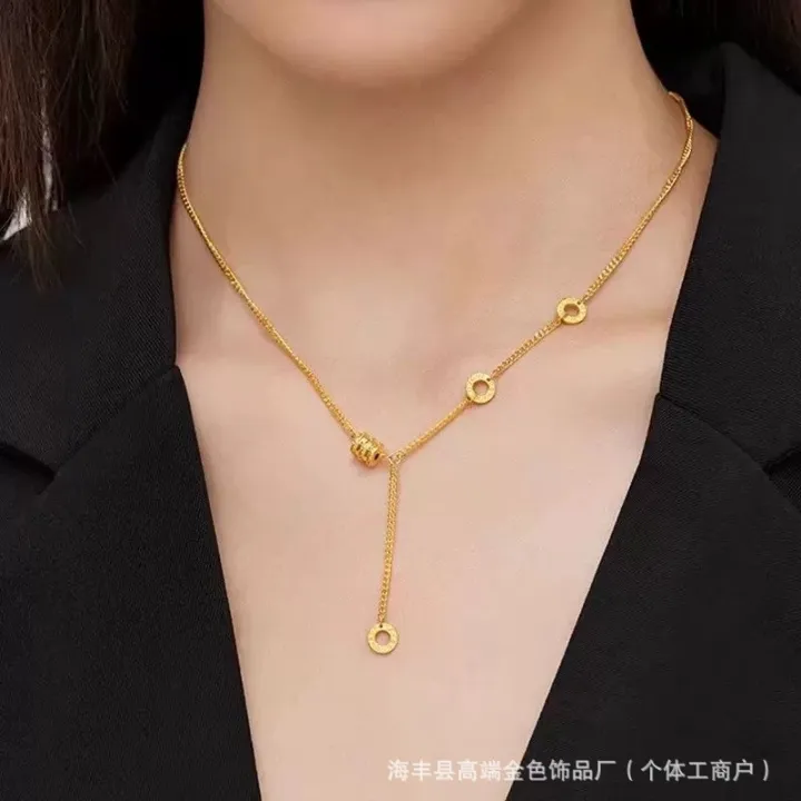 New%20Vietnamese%20sand%20gold%20small%20waist%20necklace%20for%20women,%20light%20luxury,%20high-end,%20Chinese%20style%20gold%20gift%20for%20girlfriend%20-%20Image%204