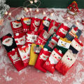 Xmas Noel Navidad Festive Sock Ornaments Merry Christmas Decorations Cartoon Christmas Socks Christmas Ornaments. 