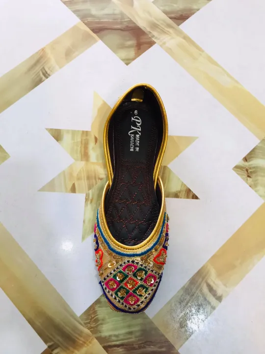 Ladies%20PK%20Shoes,%20Girls%20flat%20sandals,%20Rajosthani%20juta,%20Joypuri%20Juta%20-%20Image%202