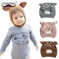 (New) cute deer ear baby hat cap winter oft knitted baby boy girl hat beanie bonnet kids hat newborn baby winter hat Mut. 