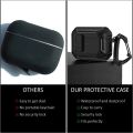 carbon fibre for Airpods Pro 2 Case With Switch headset Case Shockproof Cover For Men Case for Airpods Pro 1 2 Airpod 3 Case Solo Yolo. 