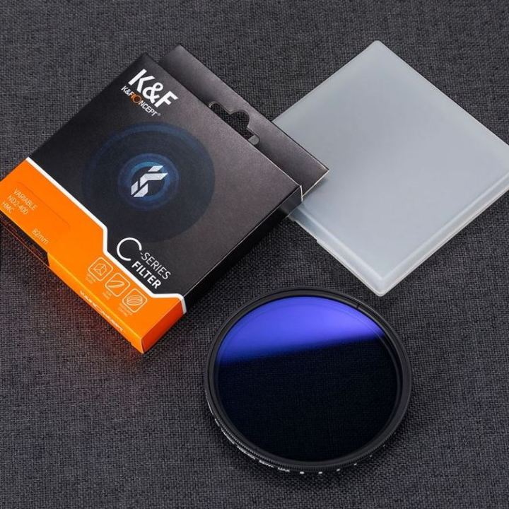 K&F%20Concept%2058mm%20KF01.1401%20ND2-ND400%20HMC%20Blue%20Multi-Coated%20Variable%20Neutral%20Density%20ND%20Filter%20-%20Image%207