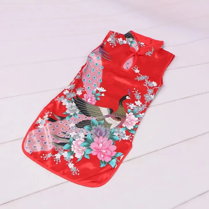 Cheongsam%20Dress%202Y-8Y%20Baby%20Girl%20Summer%20Clothes%20Peacock%20Sleeveless%20Slim%20Traditional%20Dress%20Child%20Girls%20Clothes%20Chinese%20Style%20Qipao%20-%20Image%207