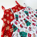 Girls Printed Soft Cotton Sleeveless Top From Levin. 