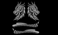 Dragon sticker for bike. 