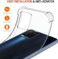 For Vivo Y33s Y21 Y21T Back Cover Shockproof Transparent Soft TPU Silicone Protector Phone Case with Shock Absorption Bumper Corners. 