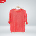 Women's Short Sleeve Winter Sweater From Levin. 