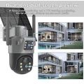 V380 Pro 4G Dual Lens Solar PTZ Outdoor Camera Solar Powered Outdoor PTZ Security CCTV Camera V380 4G Sim Card Supported IP Camera.