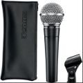 Shure SM-58 Dynamic Microphone Vocal Wired Microphones Instrument Unidirectional Handheld Karaoke Microphone. 