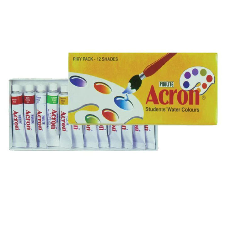 Acron%20Students%20Water%20Colour%20Pixy%20Pack%2012x5%20ml%20Tubes%20-%20Image%202