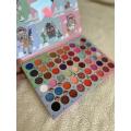 Little Monster 54 Make Eyeshadow Palette with Brush Matte Pigment Eye Shadow Powder Metallic Glitter Make up Cosmetic. 