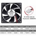 Gdstime DC 5V 12V 24V 48V 80mm 8025 Computer Case Fan 80x80x25mm PC Case CPU Brushless Cooling Fan Hydraulic/Dual Ball Radiator-5V Hydraulic XH2.54-1Pcs 8025 fan. 