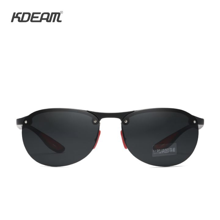 KDEAM%20Rimless%20Oval%20Men's%20Sunglasses%20Polarized%20TR90%20Material%20Frame%20TAC%20Polarization%20Lense%20Soft%20Rubber%20Foot%20Cover%20-%20Image%203