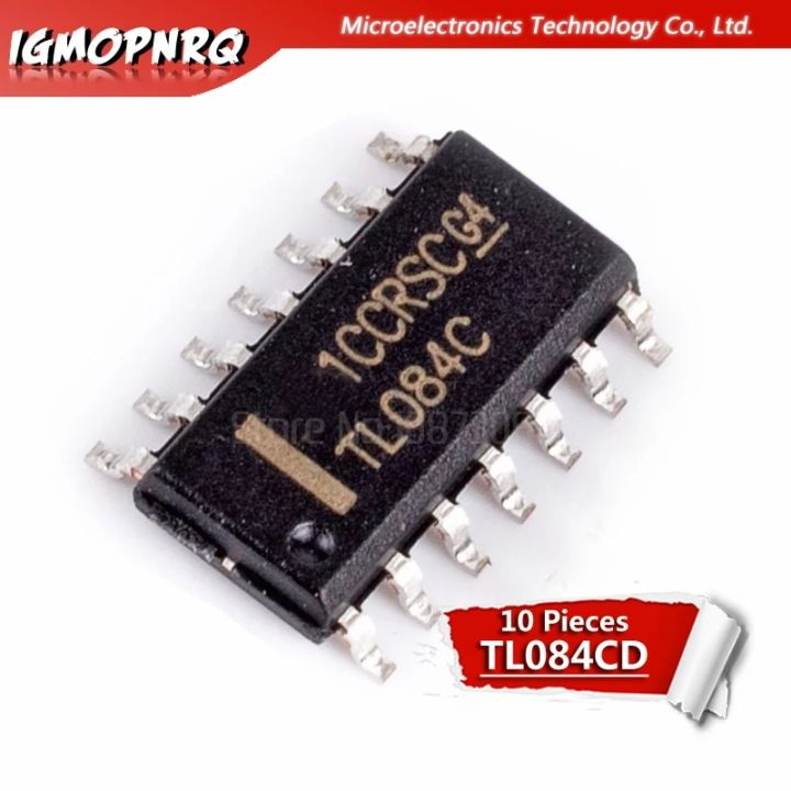 【Lejia】TL084 SOP-14 Operational - Op Amps Quad JFET Neg Input original ...