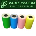 "3 Pcs Green Color Self-Adhesive Waterproof Label Sticker Paper Rolls for Mini Photo & Thermal Printer - Size 57mm x 30mm". 