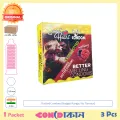 Trust Me Sweet Heart Dotted Condom 1 Pack (3 Pcs). 