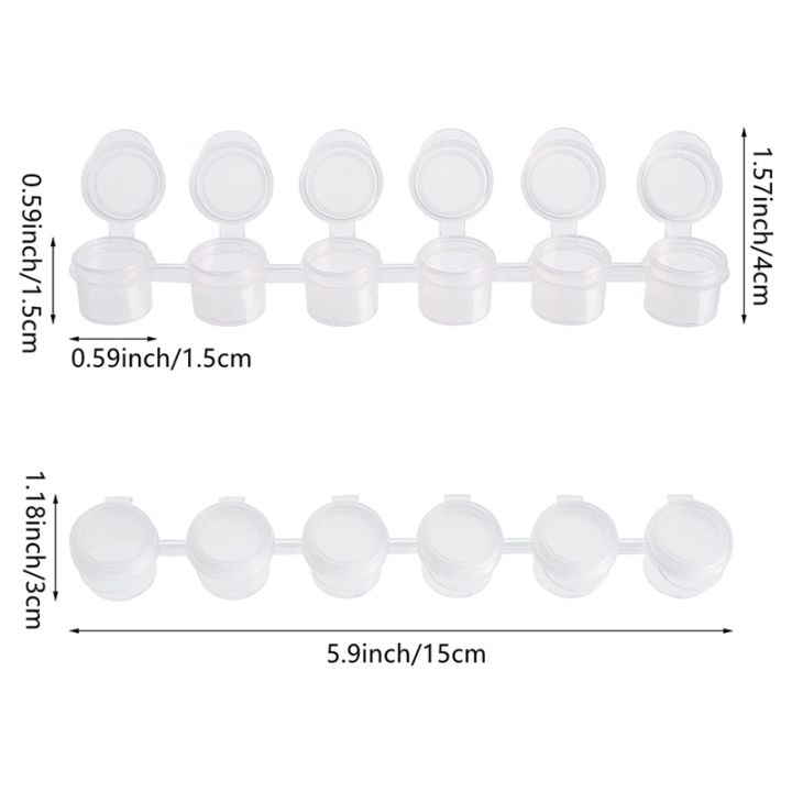 50%20Strips%20Paint%20Pots%20Strips,300%20Pots%202Ml/0.07%20Oz%20Empty%20Paint%20Cup%20Pots%20with%20Lids,%20for%20Classrooms%20Paintings%20Art%20Festivals%20-%20Image%203