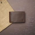 Urbaland Pure Leather Byron Hybrid Card Wallet Black for men.