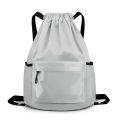 Drawstring Bag Drawstring Backpack Simple Backpack Sports Bag Waterproof Lightweight Foldable Fitness Storage Basketball Bag.