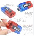 Traffic Guidance Red Blue Security LED Warning Shoulder Light/sholder light With Charger.