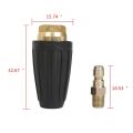 2X Universal Pressure Washer Turbo Nozzle for High Pressure Outlet Fitting Rotary 3.0 Orifice 1/4 Inch Plug 3000 Psi.